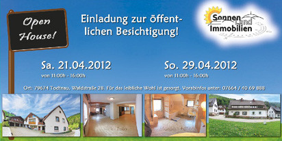 Open-House-Flyer Open-House-Flyer-Sonnenland-Immobilienmakler-Freiburg