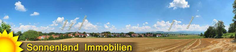 Panorama vom Immobilienmakler Biengen erstellt Ein großes Panoramafoto, welches vom Immobilienmakler Biengen die Umgebung zeigt.