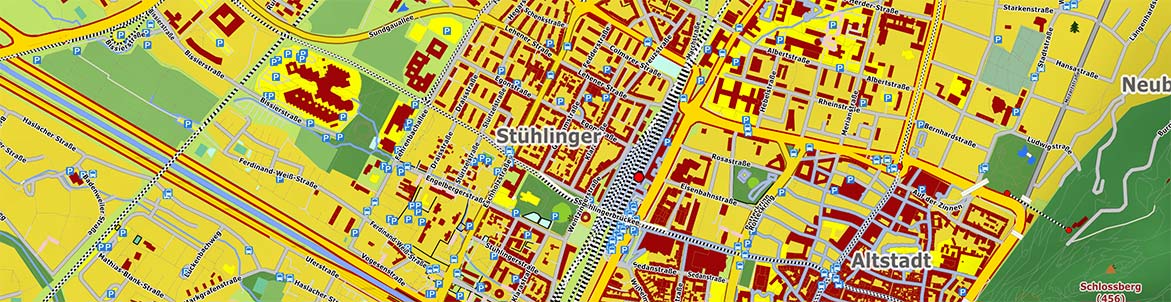 Immobilienmakler Stühlinger Stadtplan Sonnenland Immobilienmakler Stühlinger Freiburg Stadtplan