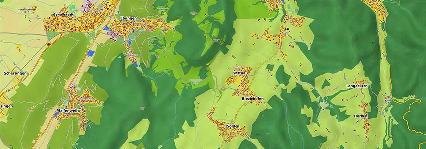 Immobilienmakler Wittnau Landkarte Landkarte der Sonnenland Immobilienmakler Wittnau
