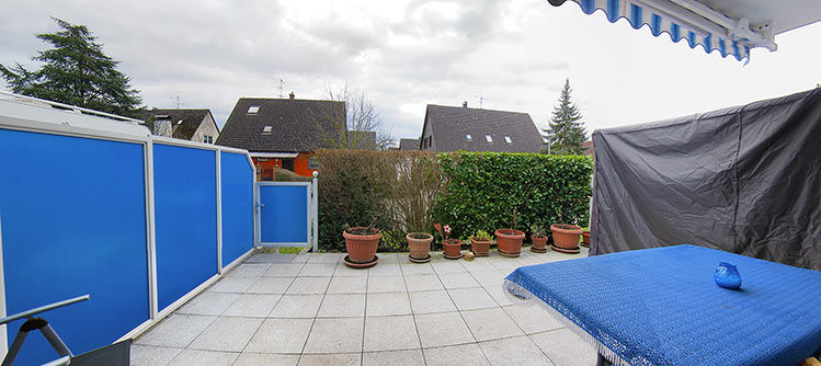 Wohnwert Terrasse Eigentumswohnung Breisach mit Terrasse