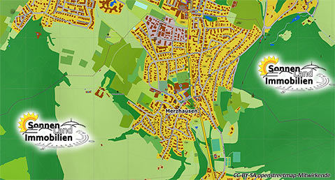 Kostenloser Download des Stadtplanes von Merzhausen Stadtplan Merzhausen kostenlos download thumbnail