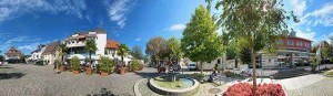 Link zu: Ihr IVD Makler Freiburg - der Glücklichmacher! 3 Bild von der Fußgängerzone von Bad Krozingen