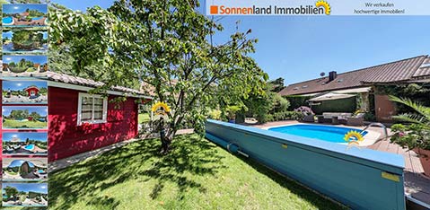 Bild mit dem Titel: Referenz virtuelle Tour. Auf der Seite von 360° Immobilienvideo - die Rundrum Video - Tour