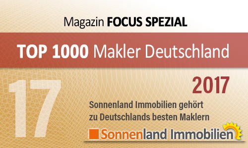 Bild mit dem Titel: ftm2017. Auf der Seite von Focus Top Immobilienmakler 2015 bis 2020