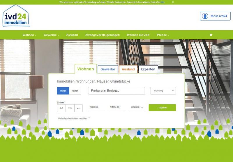 Dieses Bild ist ein Screenshot des Portals vom ivd